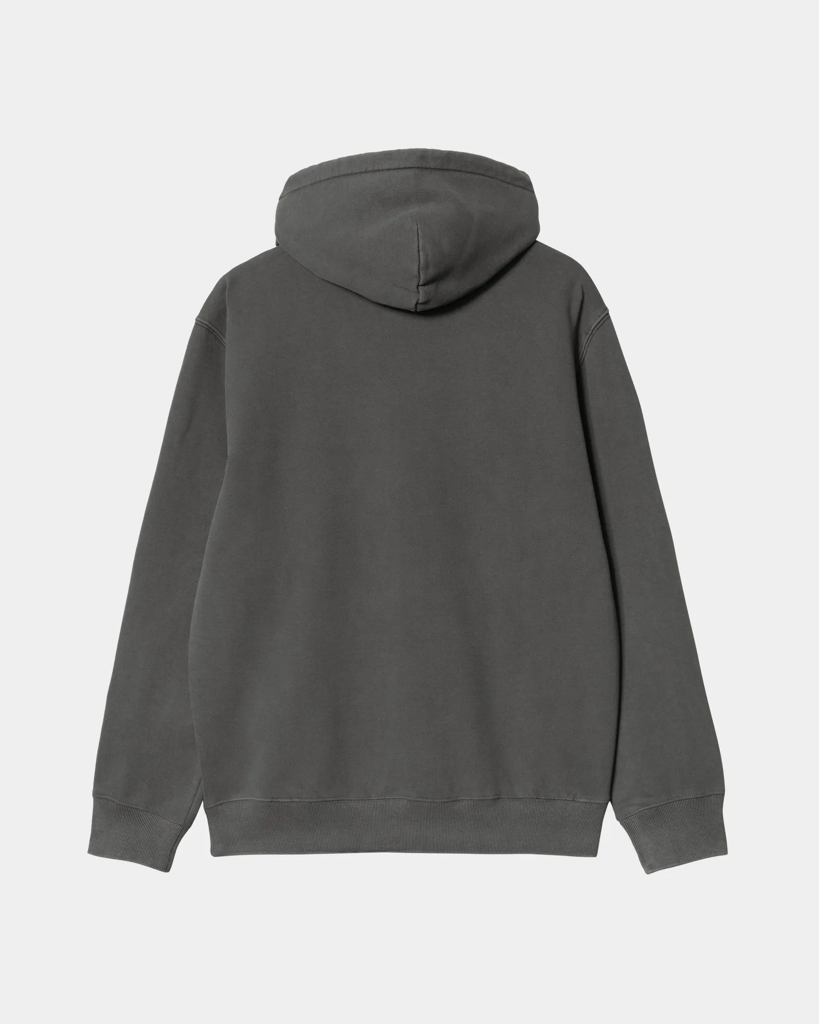 Hooded Duster Sweatshirt | Black (garment dyed)