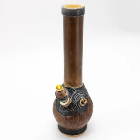 HUNI PIPE COCONUT AND BAMBOO - BLACK TWINE