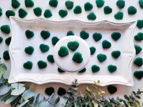 Jade Flat Mini Hearts