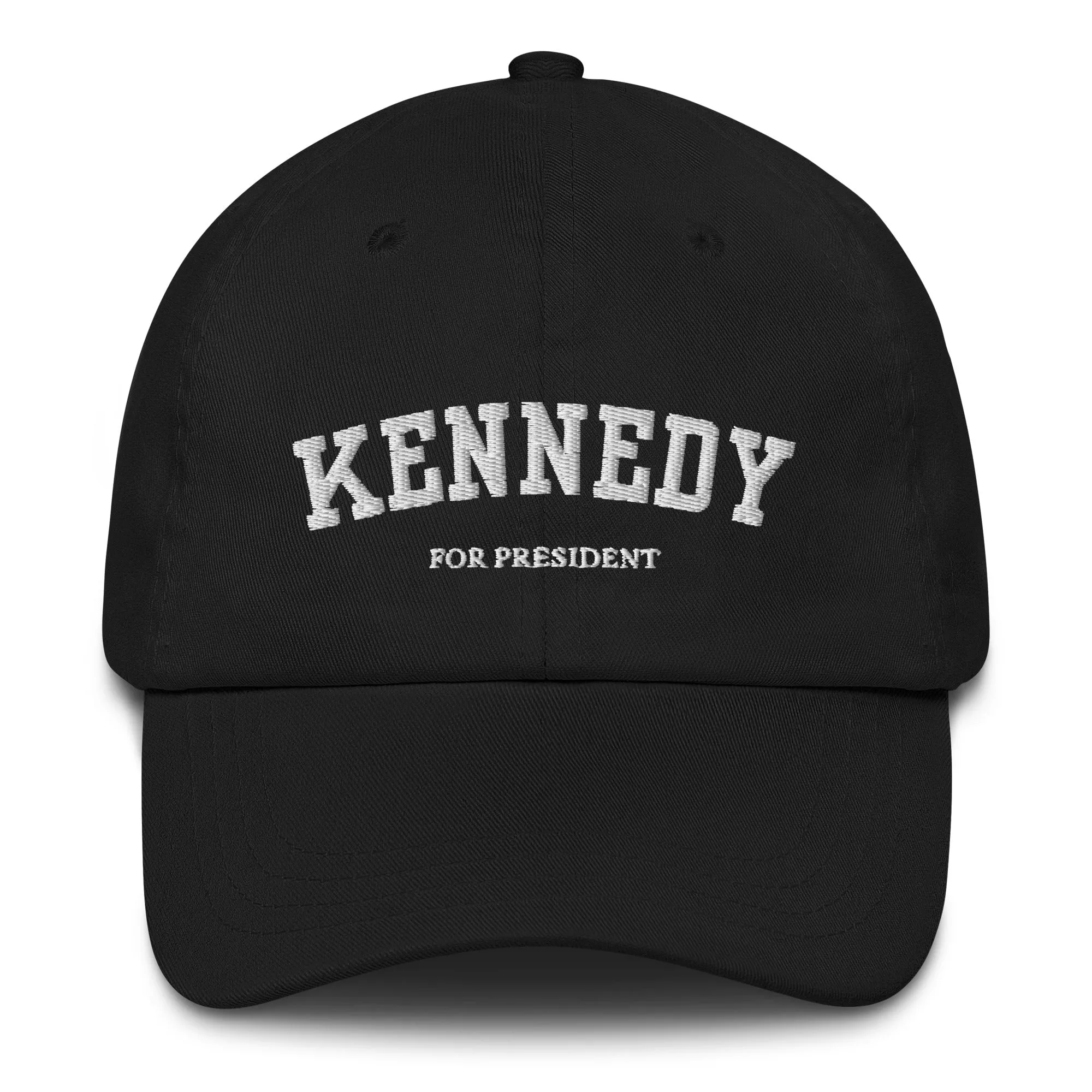 Kennedy For President Collegiate Embroidered Dad Hat