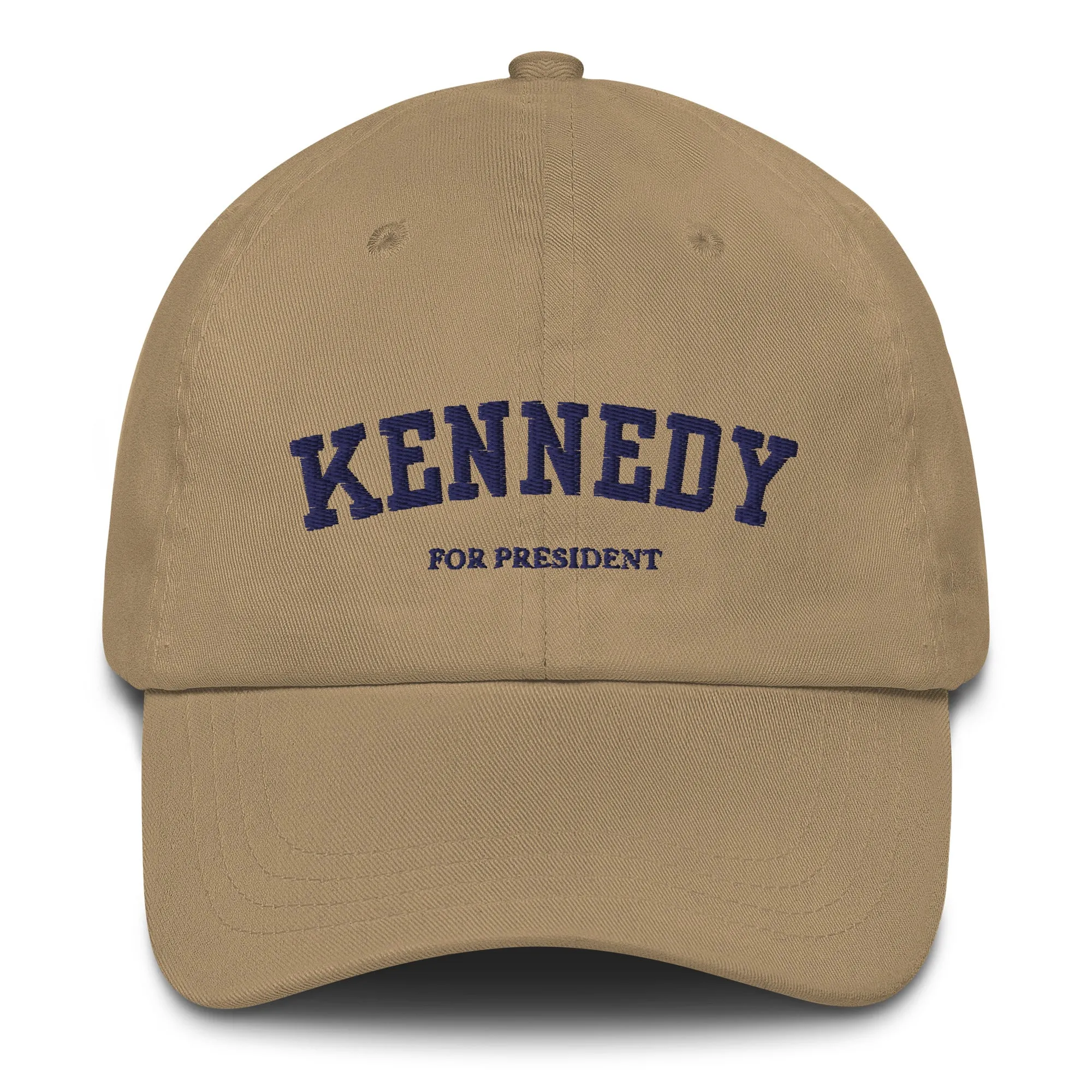 Kennedy For President Collegiate Embroidered Dad Hat