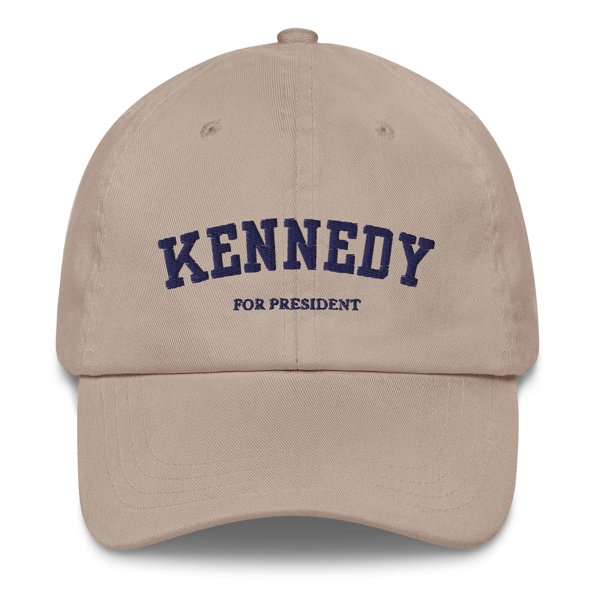 Kennedy For President Collegiate Embroidered Dad Hat