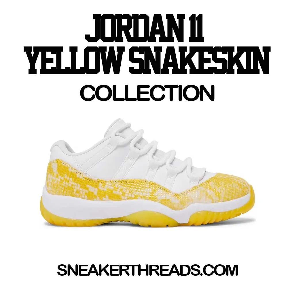 Kids Yellow Snakeskin 11 Shirt - Gummy Bear - White