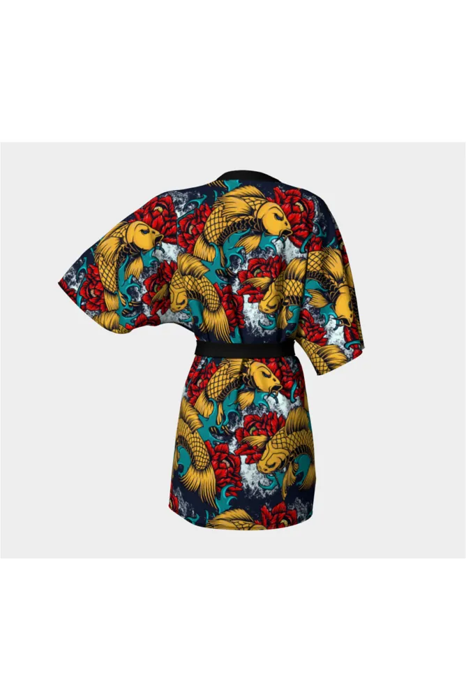 Koi to the World Kimono Robe