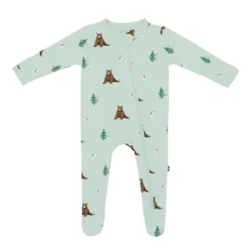 Kyte Baby Printed Zippered Footie in Trail