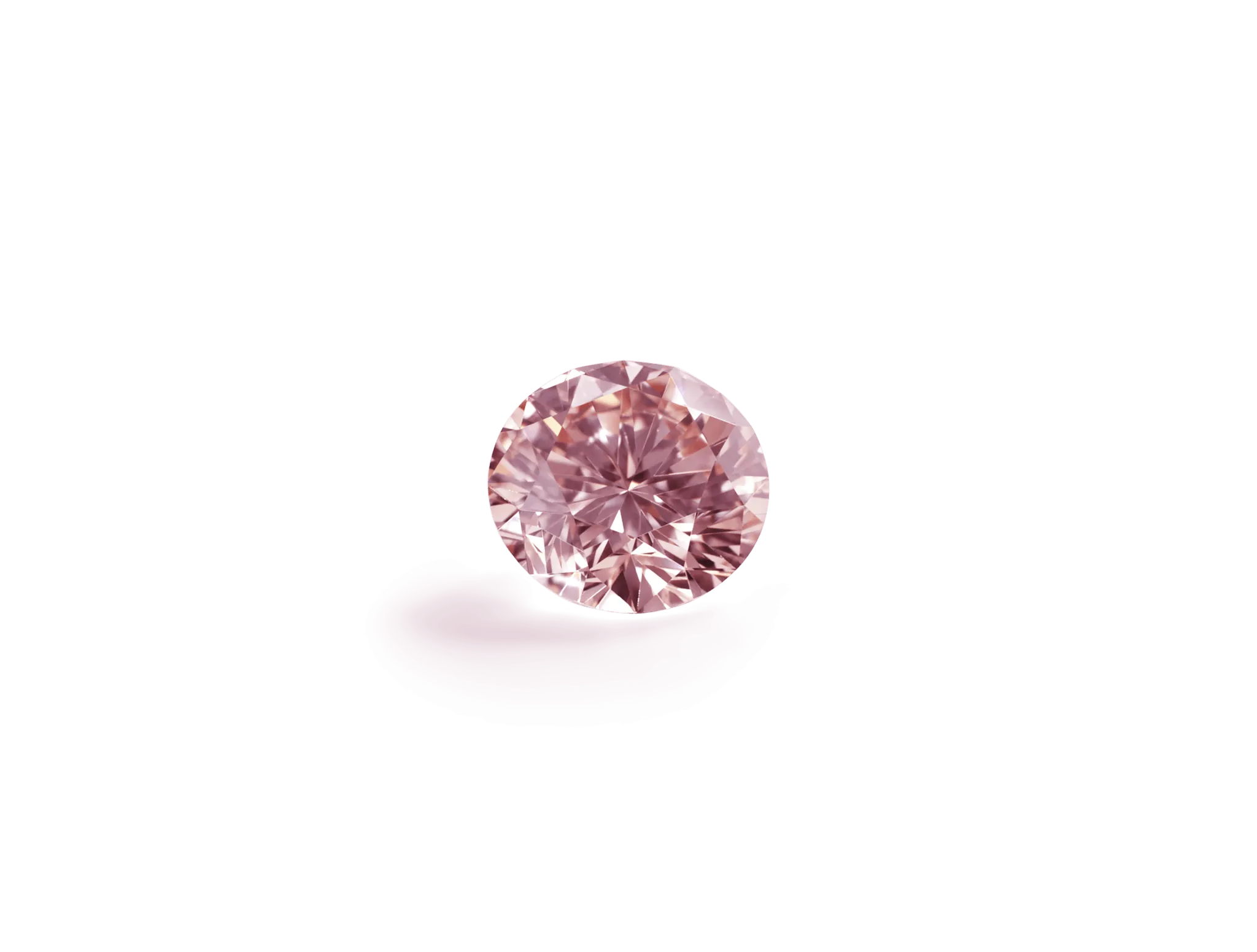 Lab-Grown Loose 1ct. Round Brilliant Diamond | Pink