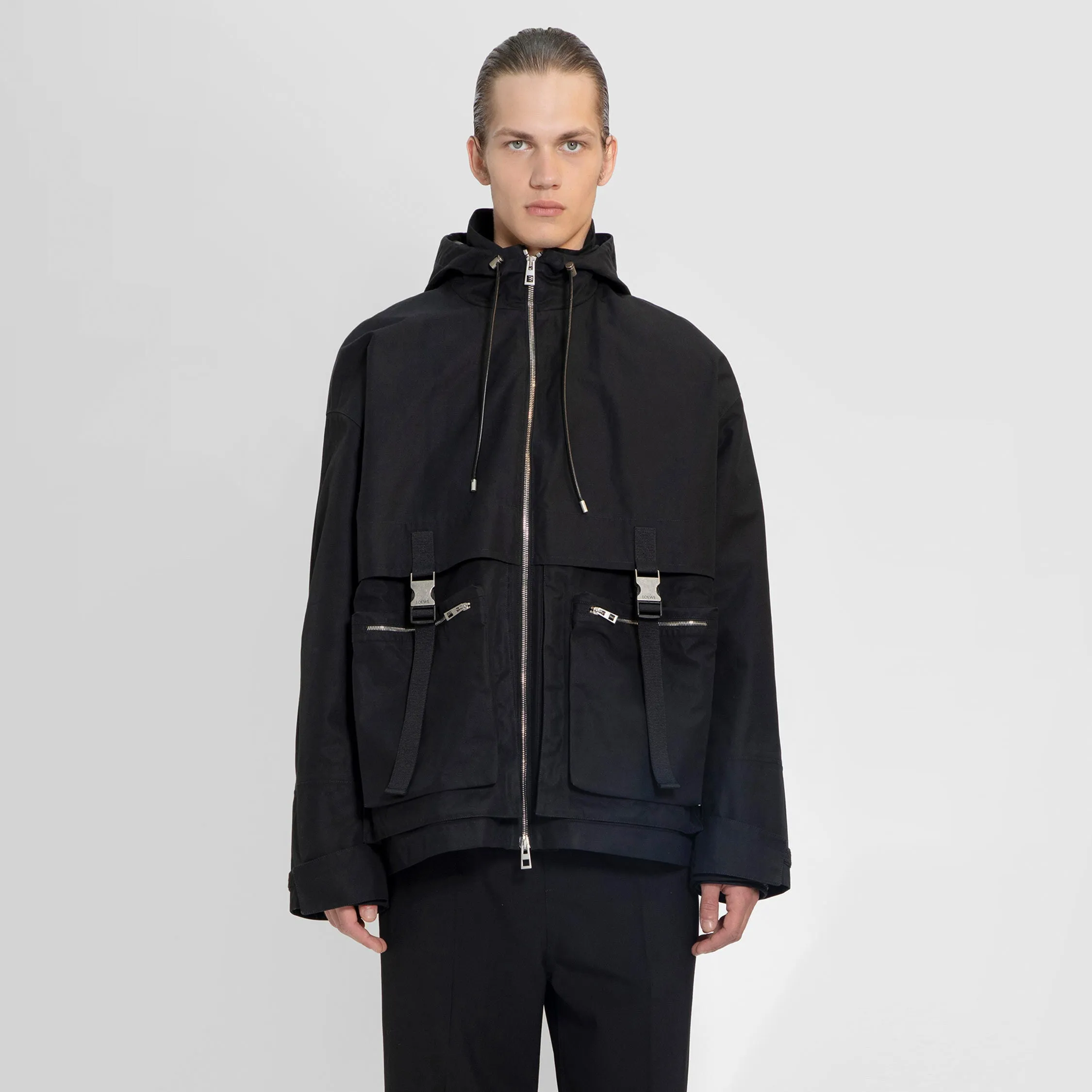 LOEWE MAN BLACK JACKETS