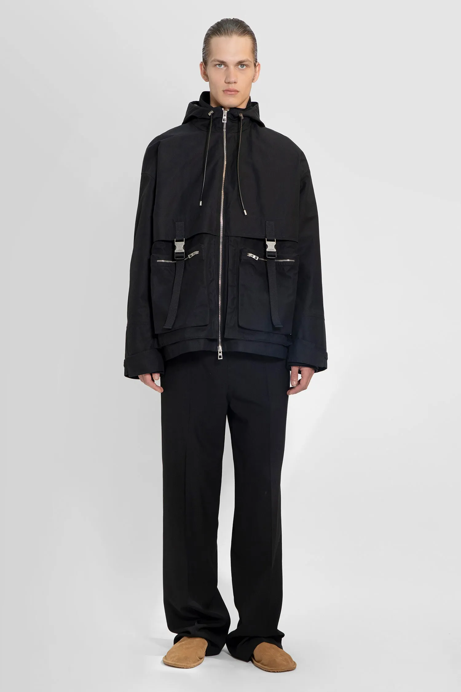 LOEWE MAN BLACK JACKETS