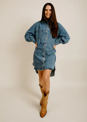 Lois Denim Shirt Dress