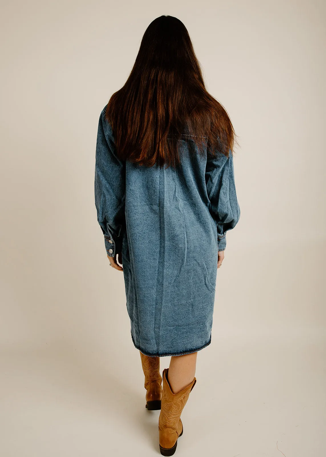 Lois Denim Shirt Dress