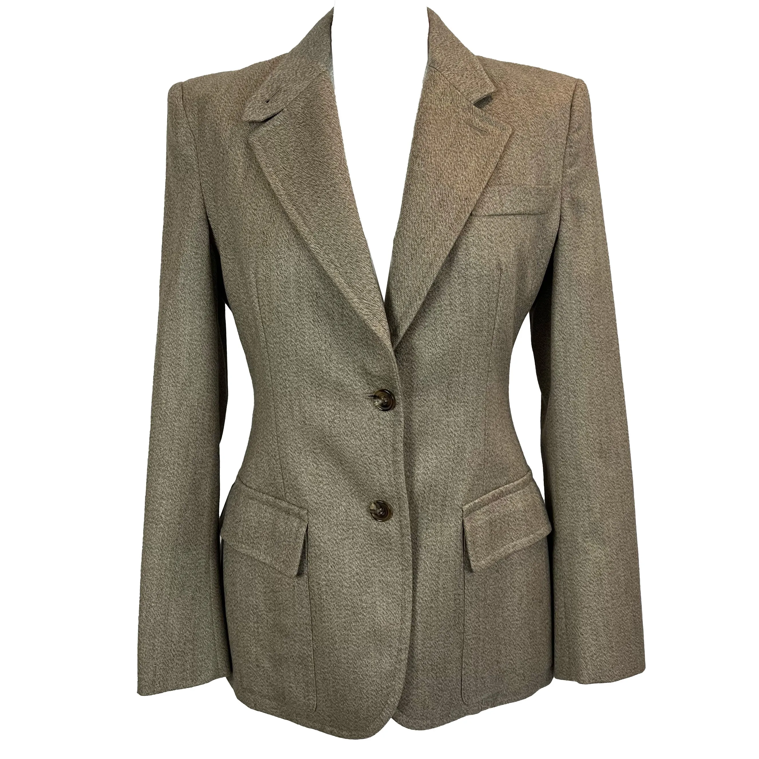 Loro Piana 3000 Beige Marl Cashmere Jacket M