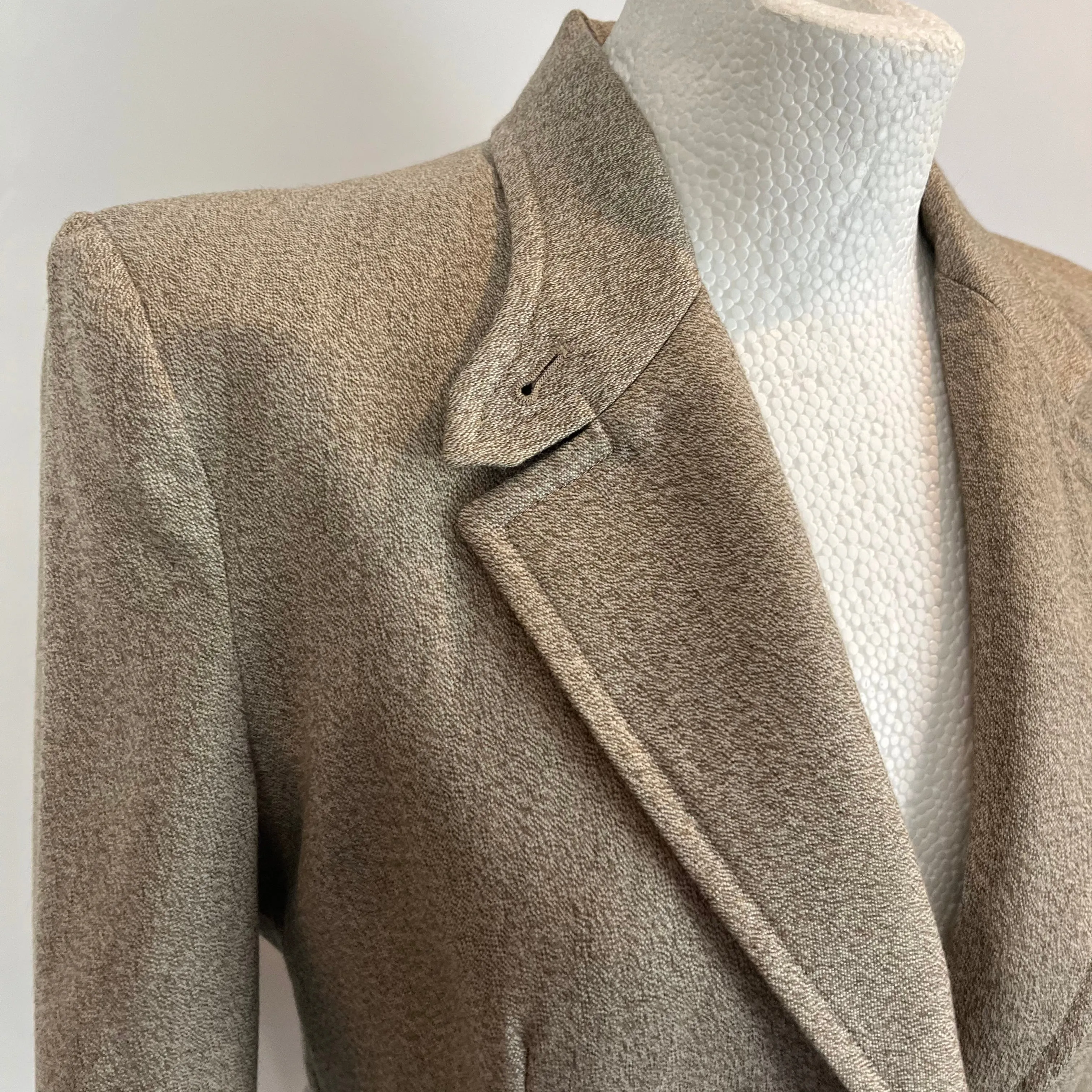 Loro Piana 3000 Beige Marl Cashmere Jacket M