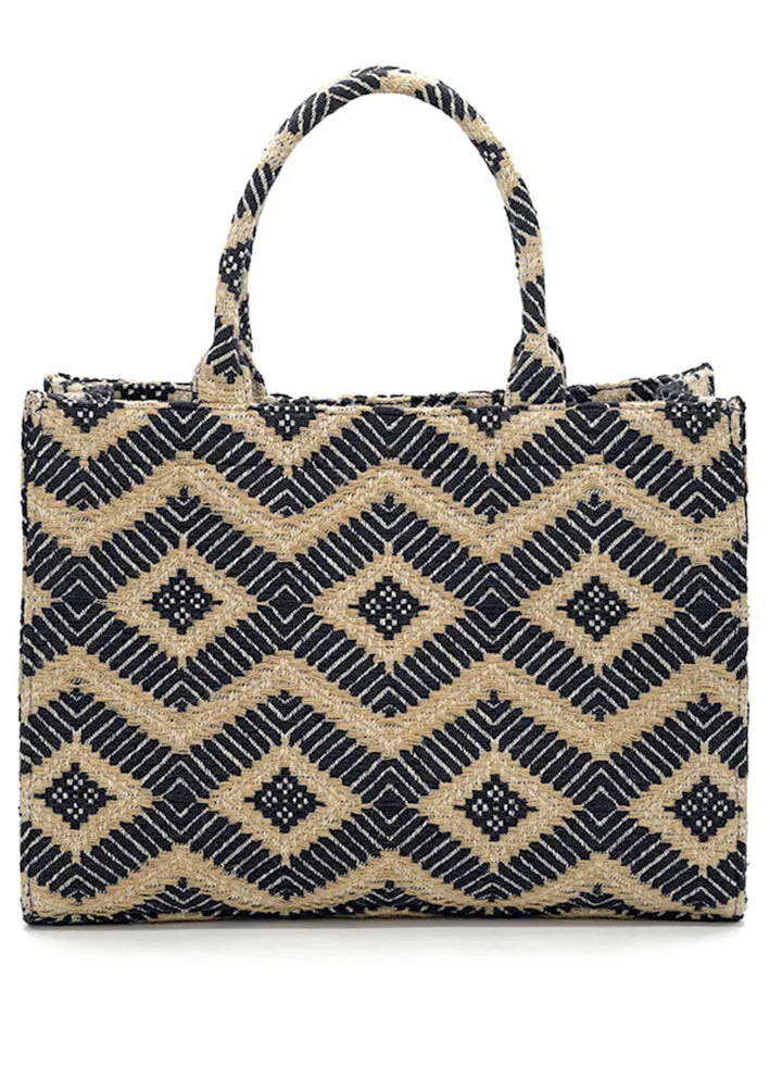 Luna Moon La Rambla Big Tote - Taske - Black