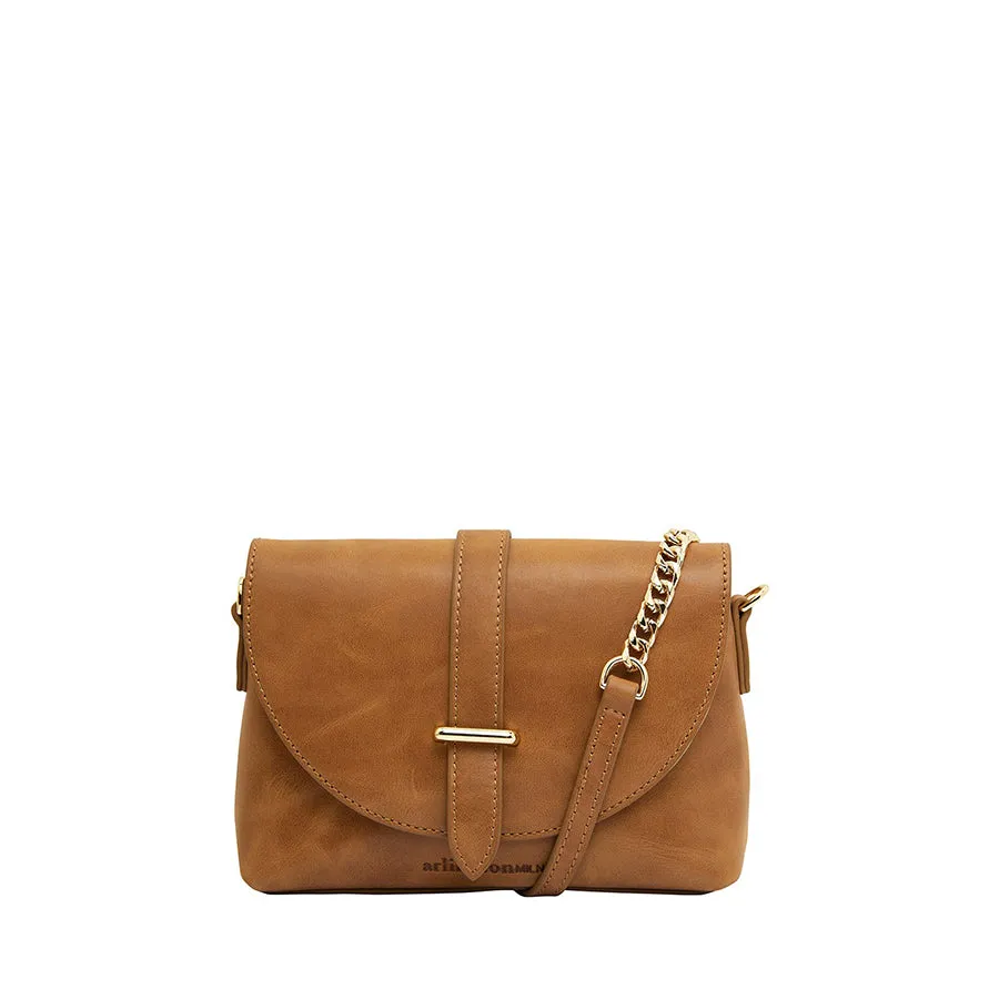 MINI AUDREY - VINTAGE TAN LEATHER