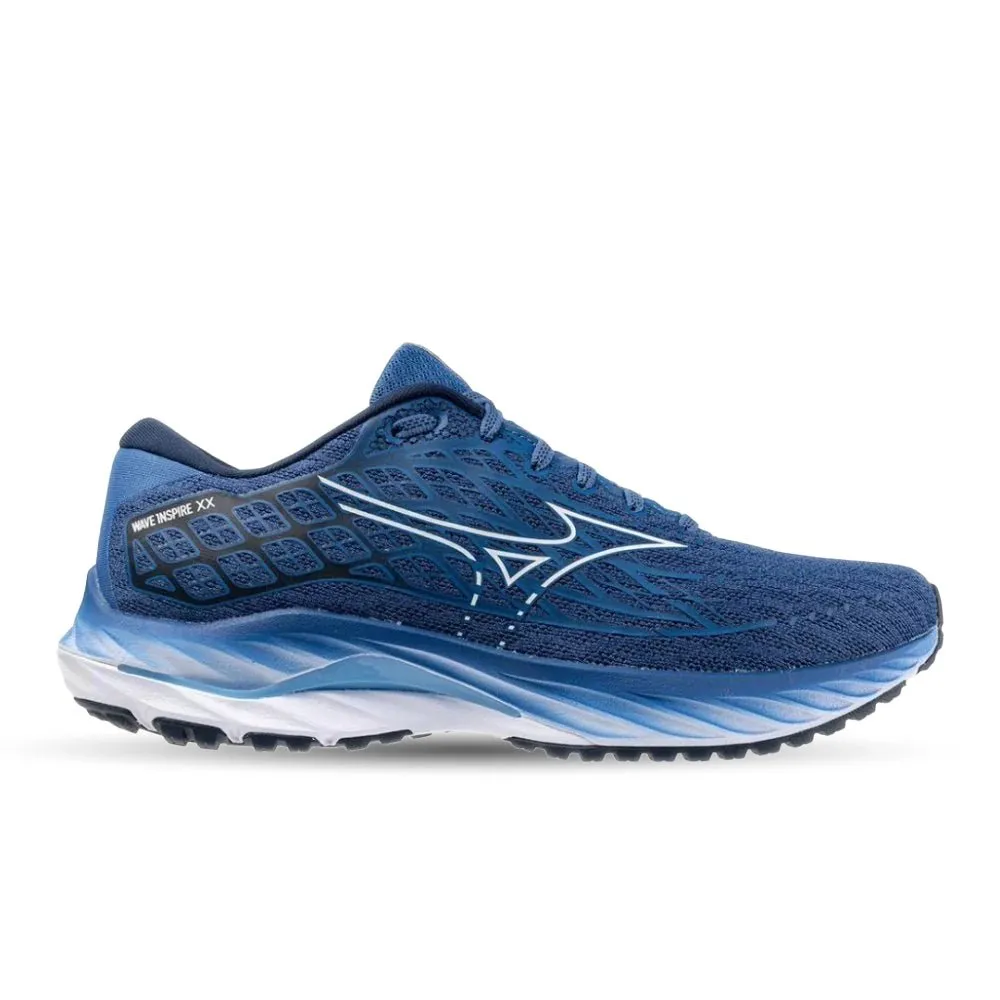 Mizuno Men's Wave Inspire 20 - Nebulas Blue/White