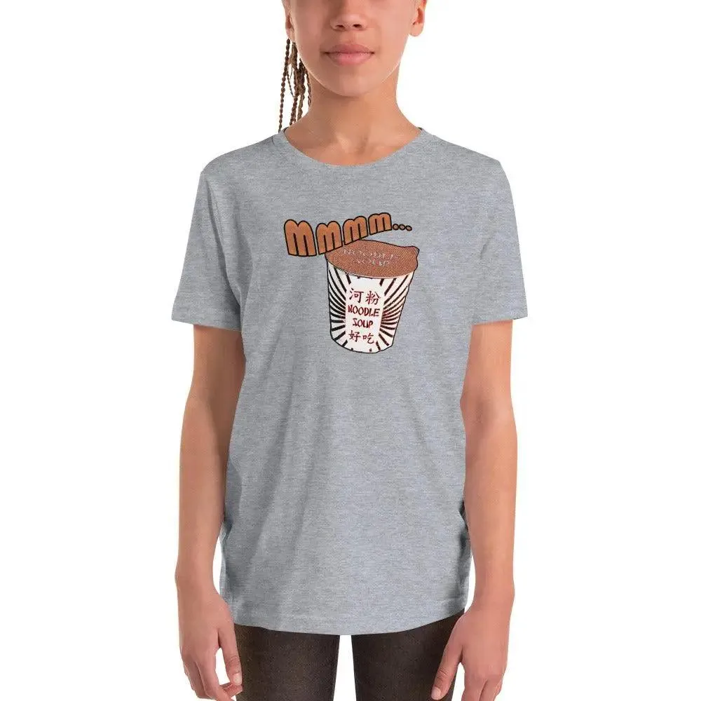 Mmm, Noodle Soup Youth Short Sleeve T-Shirt