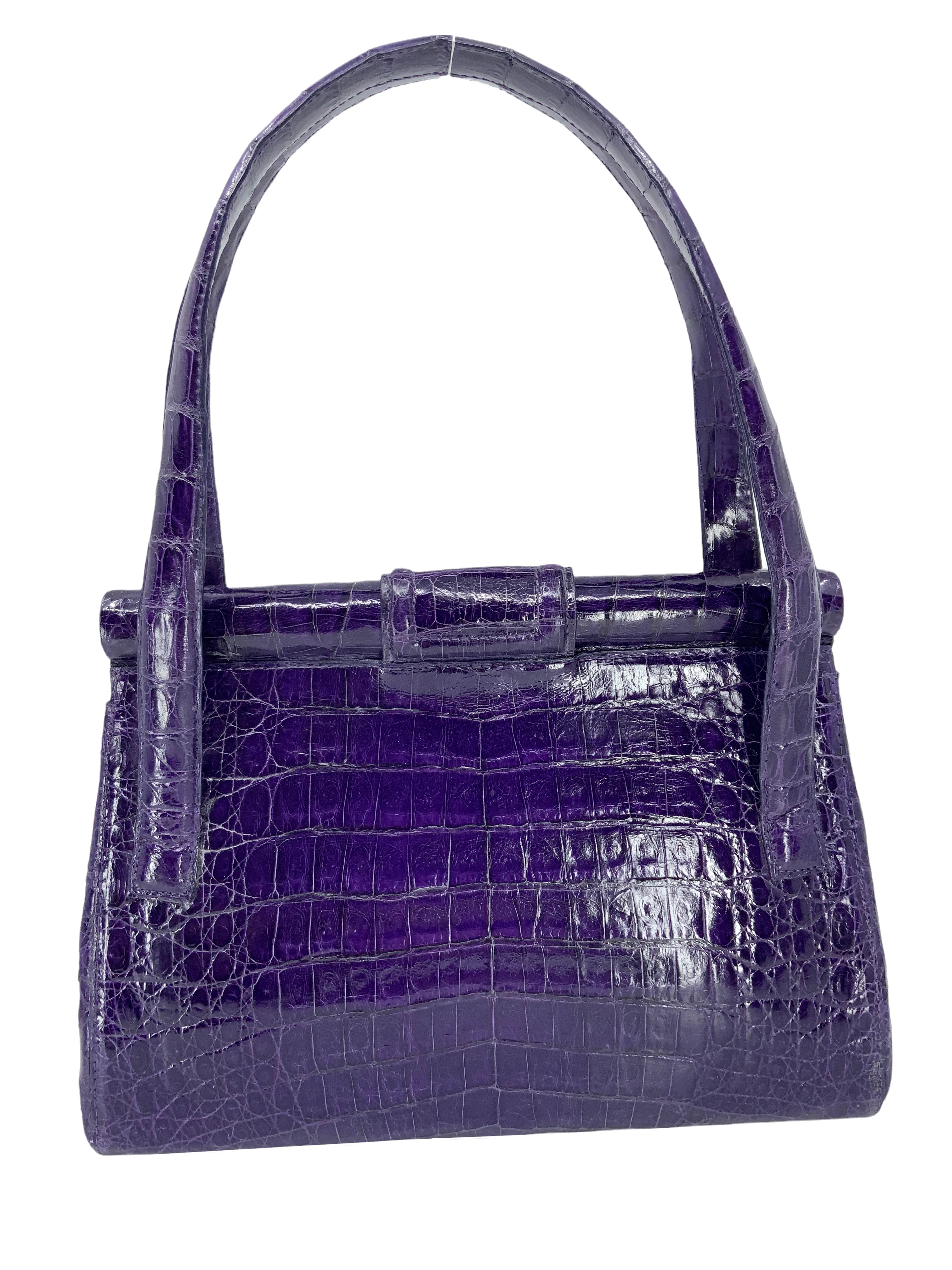 Nancy Gonzalez Crocodile Top Handle Bag