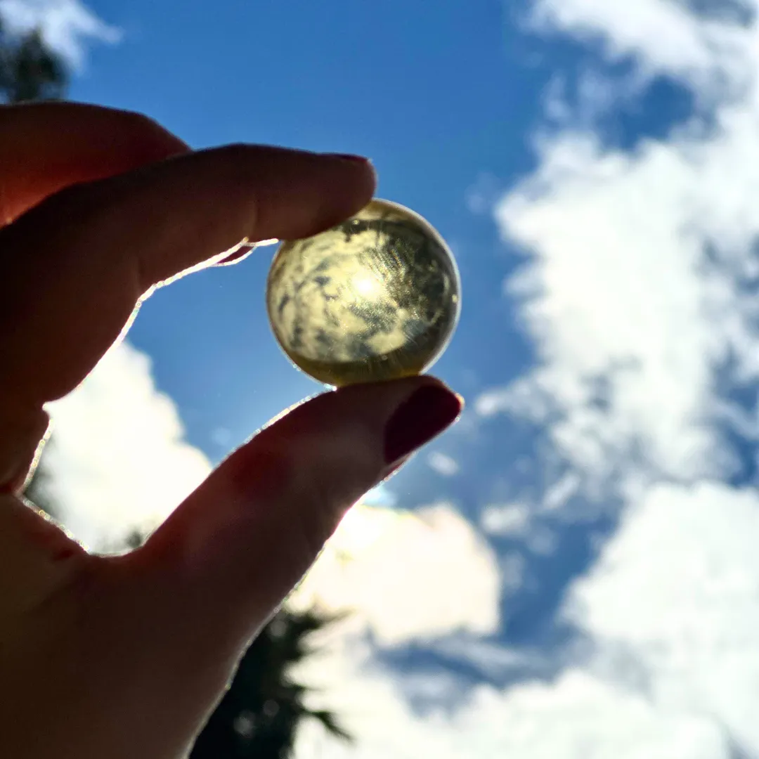 Natural Citrine Sphere