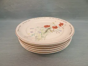 Noritake Ireland "The County Diary of an Edwardian Lady" Dinner Plates - Very Good Condition