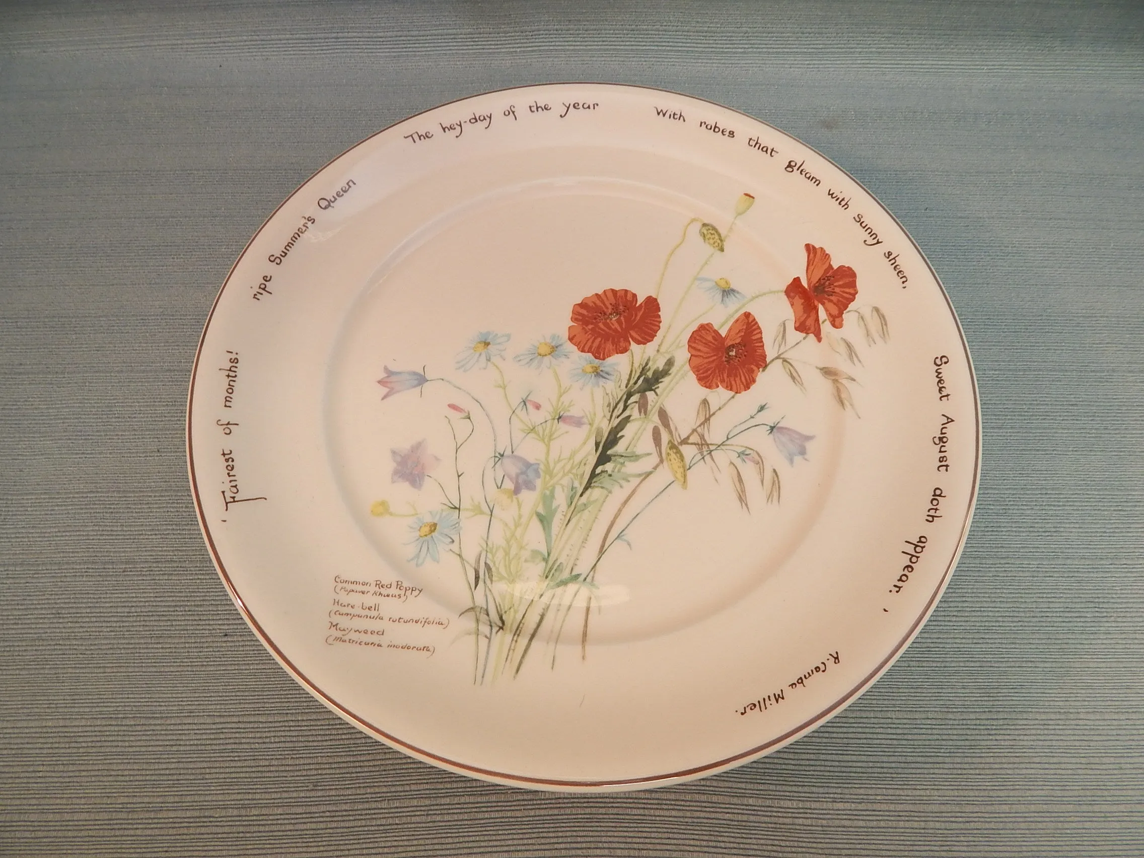 Noritake Ireland "The County Diary of an Edwardian Lady" Dinner Plates - Very Good Condition