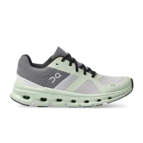 On Women's Cloudrunner Running Shoes - Frost/Aloe