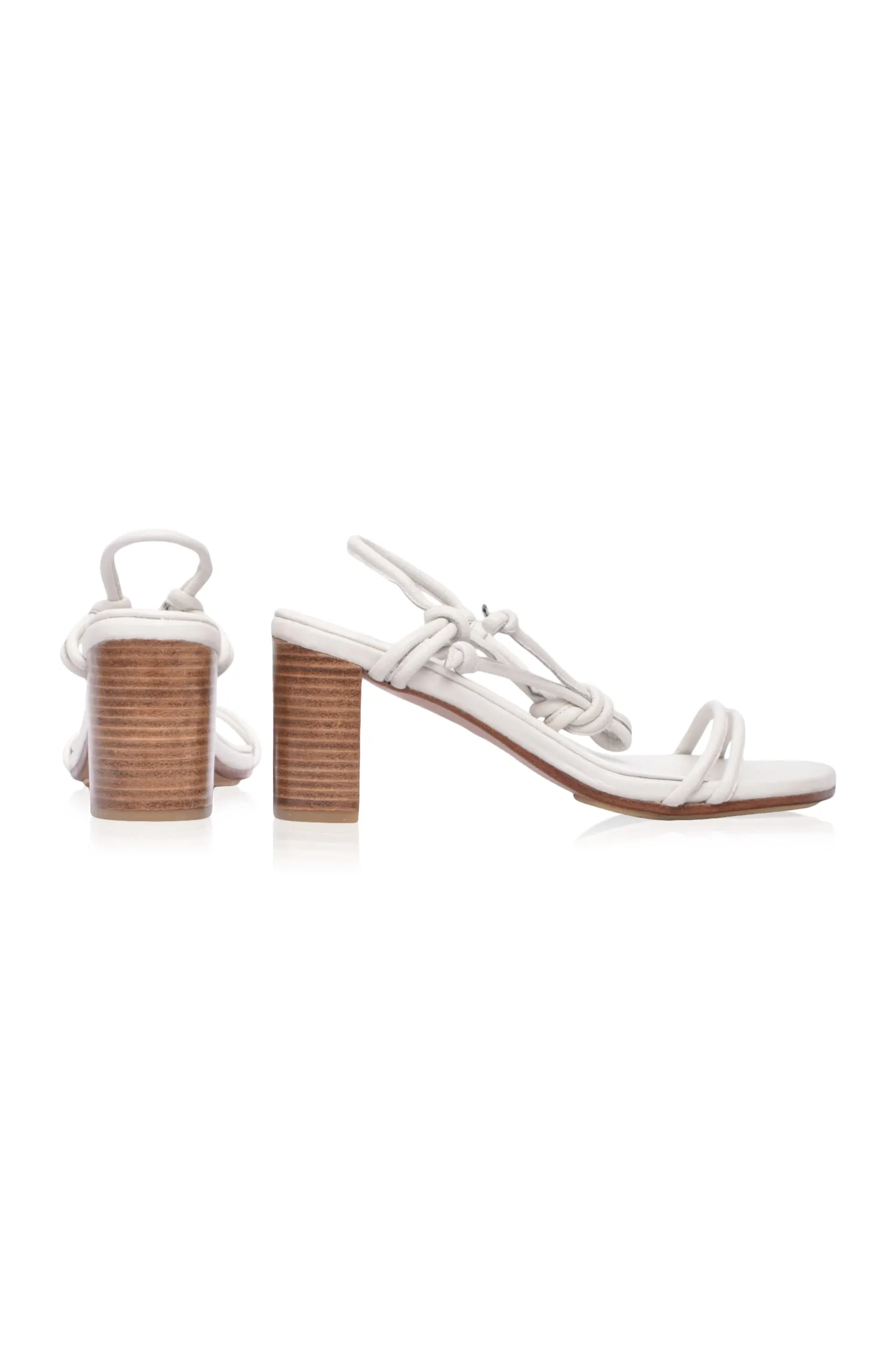 Ophelia Block Heel Wrap Sandals