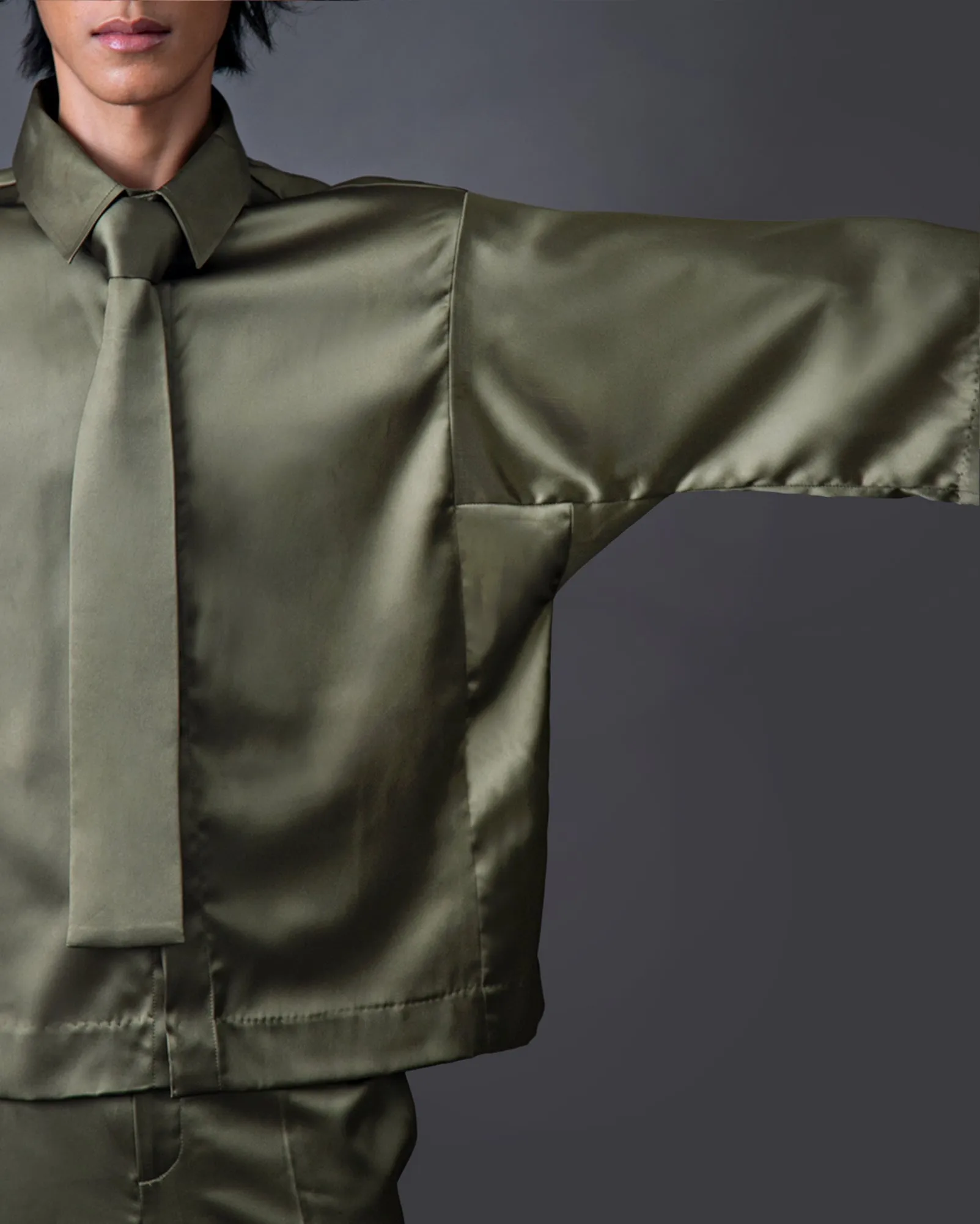 Pesak Shirt Pants (Olive)