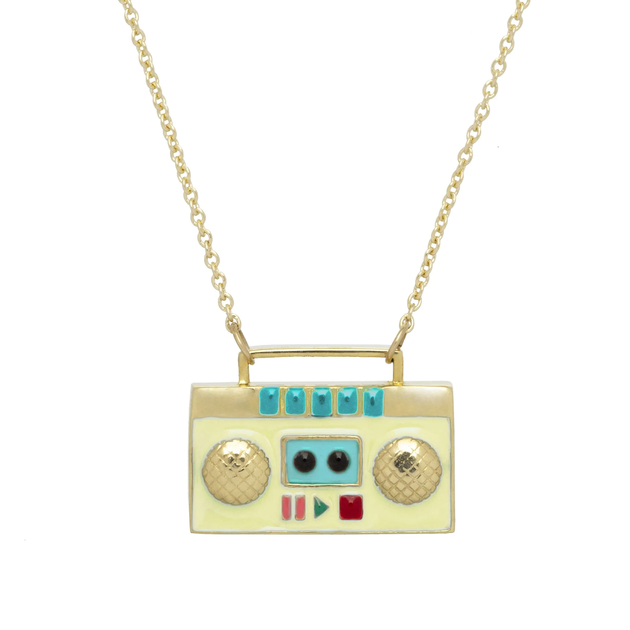 RADIO YELLOW NECKLACE