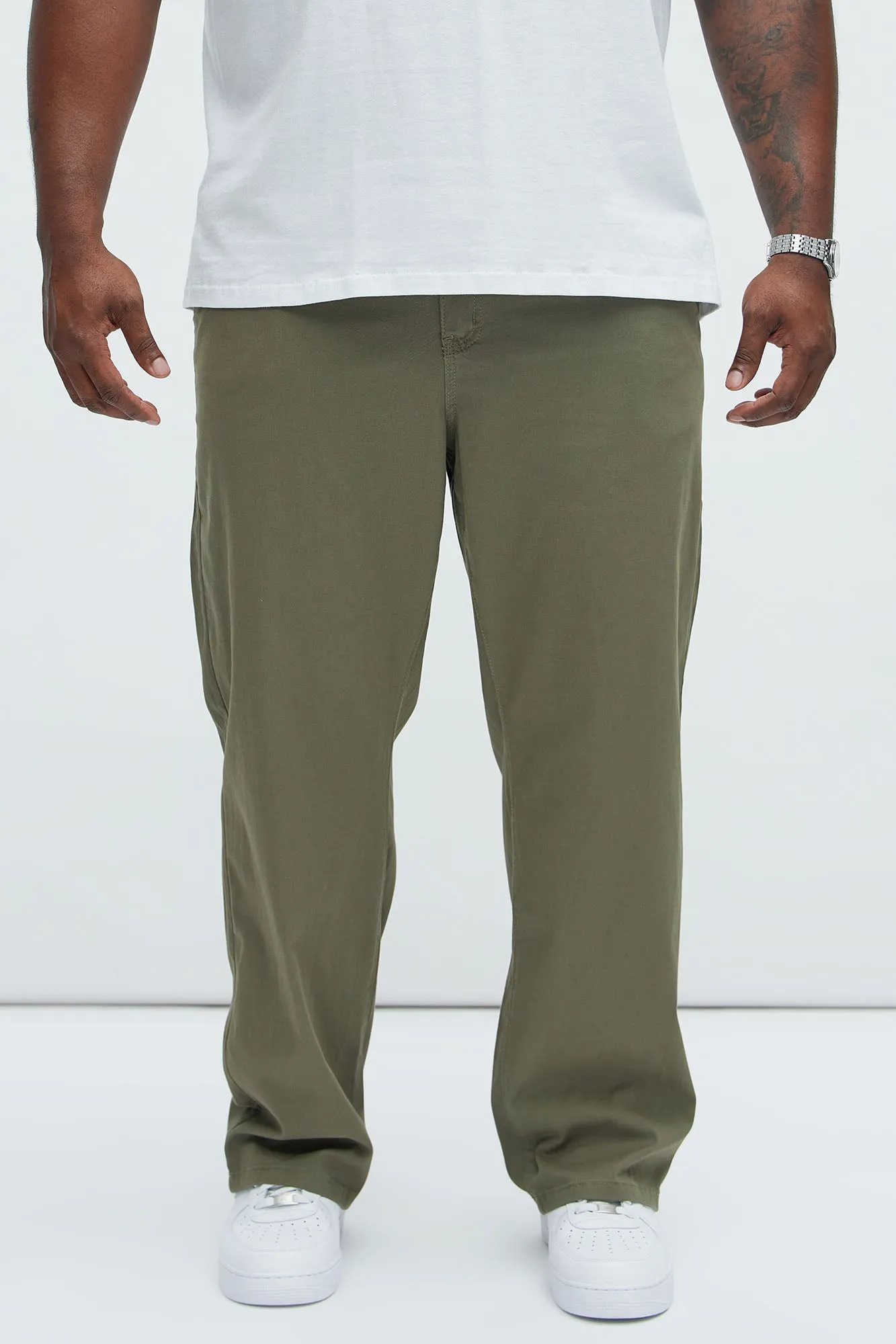 Ralphy Straight Pants - Olive