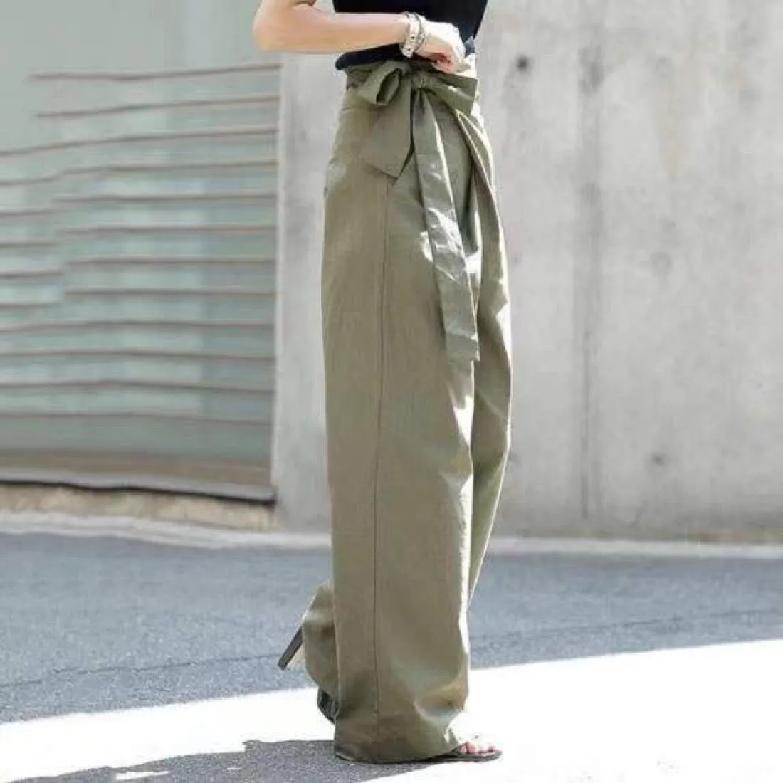 Sadie Wrap Around Wide Leg Trousers