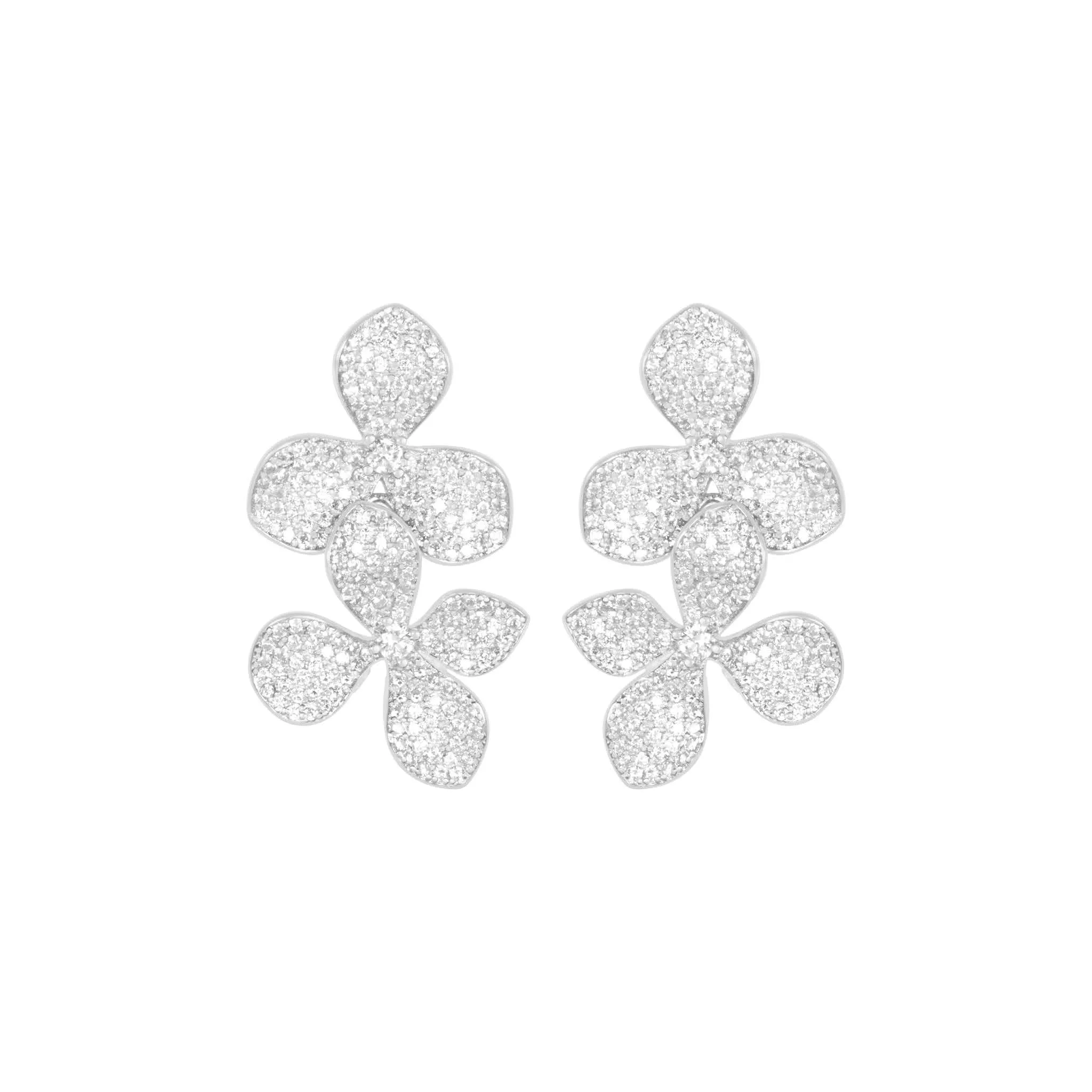 SAKURA EARRINGS SILVER