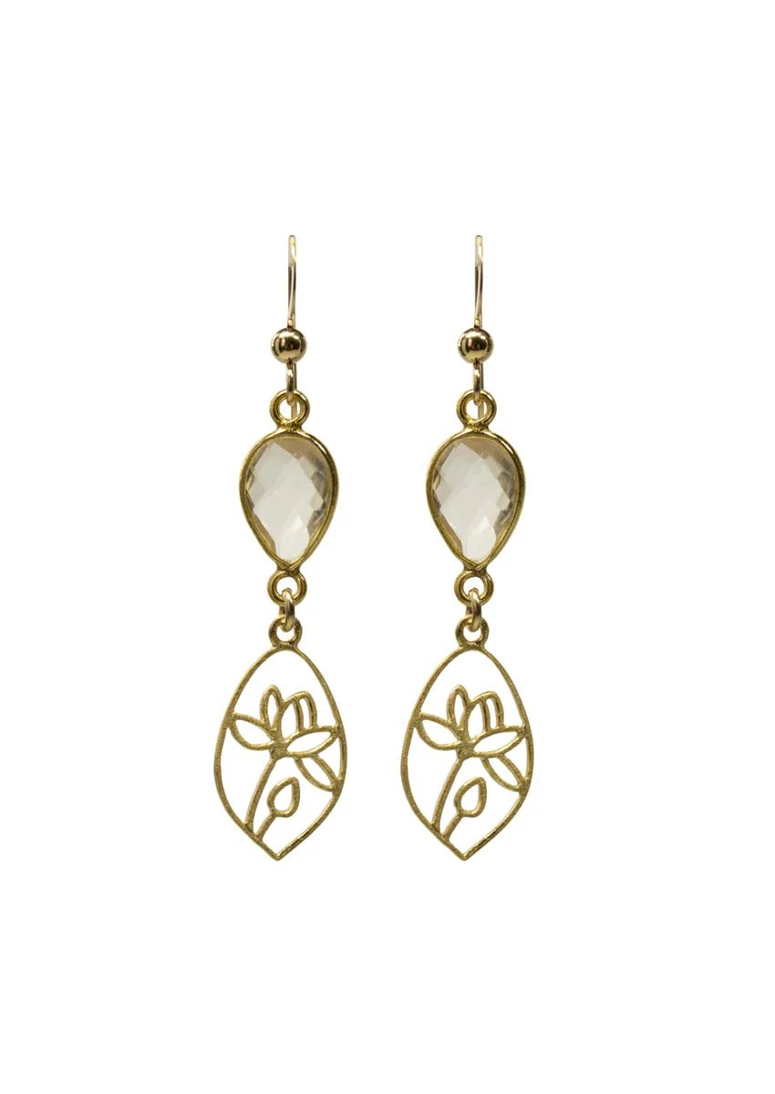 SALE Faith Gold Earrings *As Seen On Candace Cameron Bure*