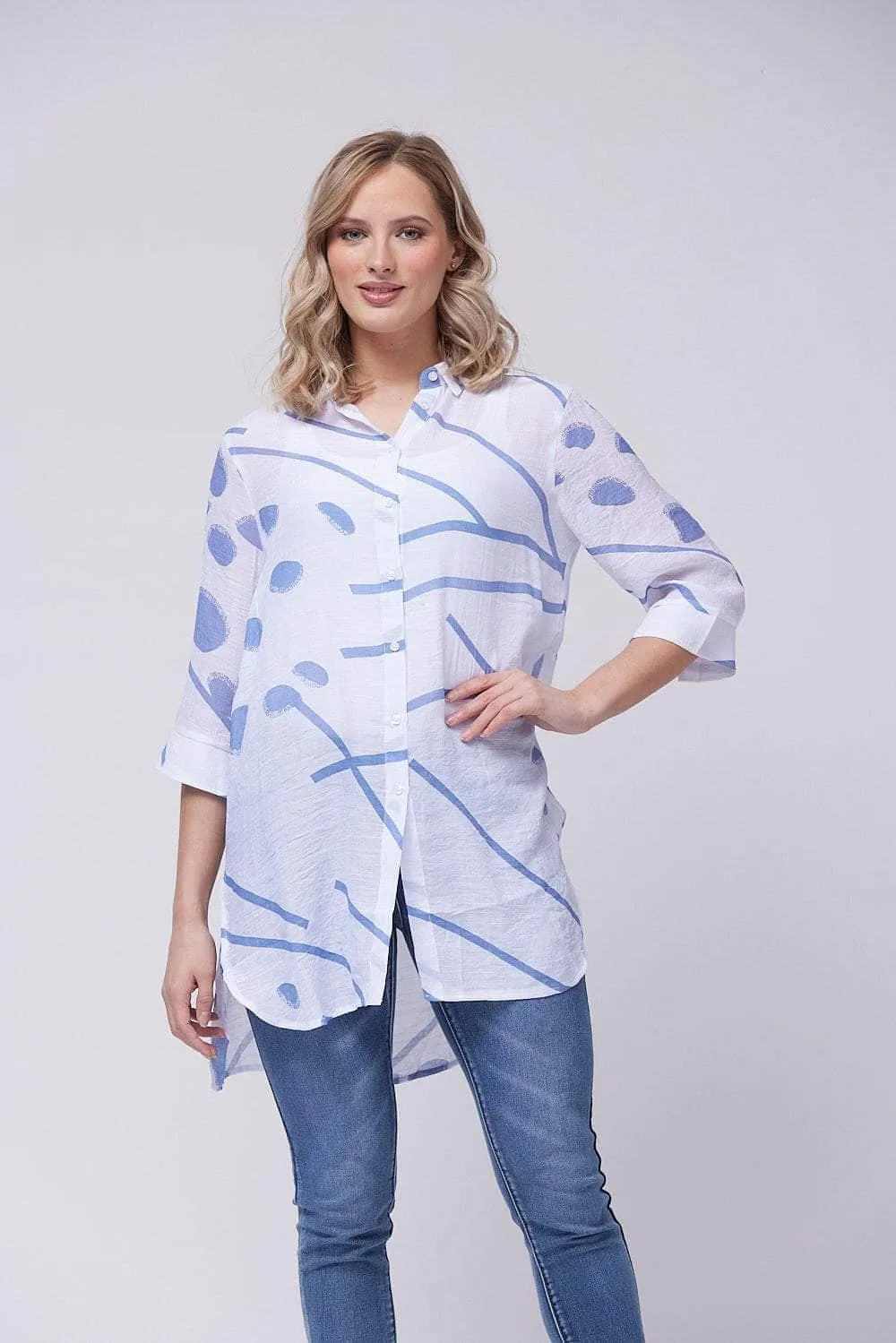 Saloos Breezy Button-Through Shirt