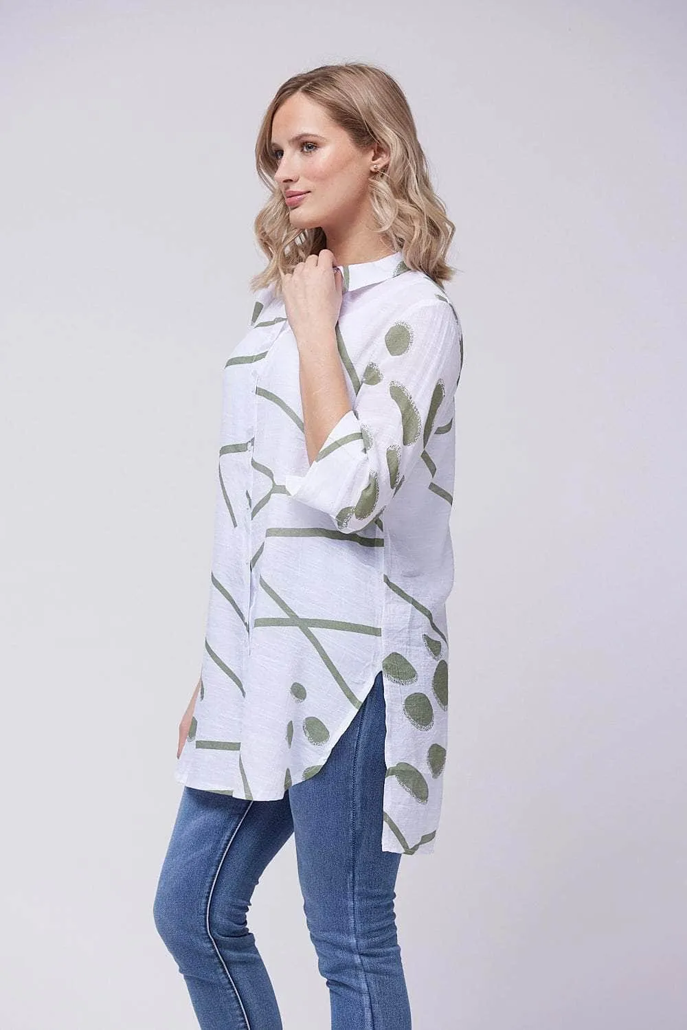 Saloos Breezy Button-Through Shirt