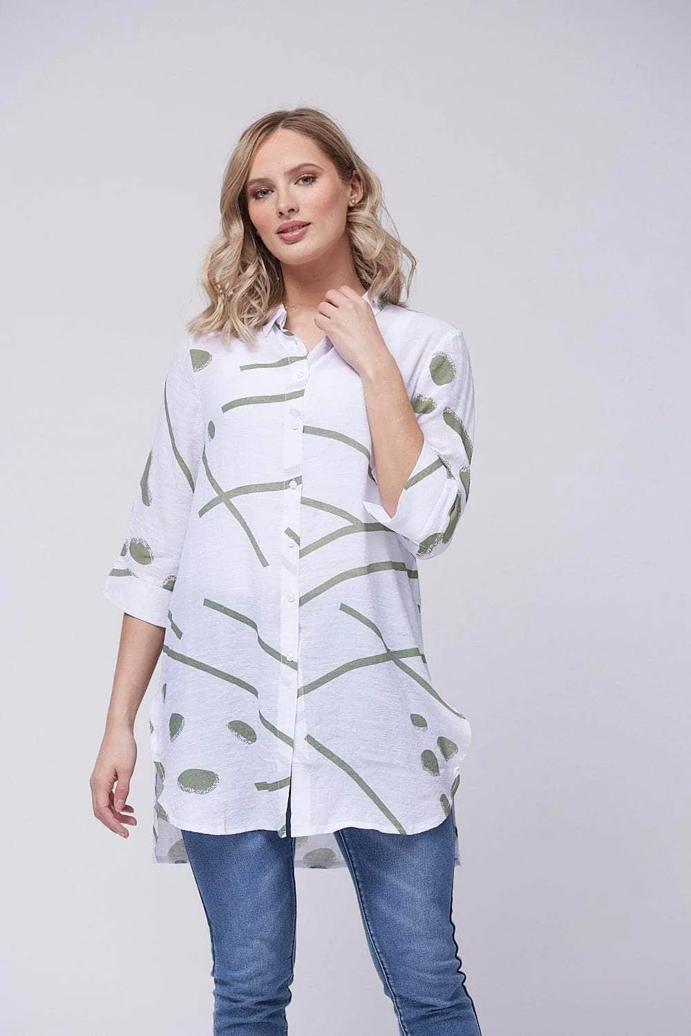 Saloos Breezy Button-Through Shirt