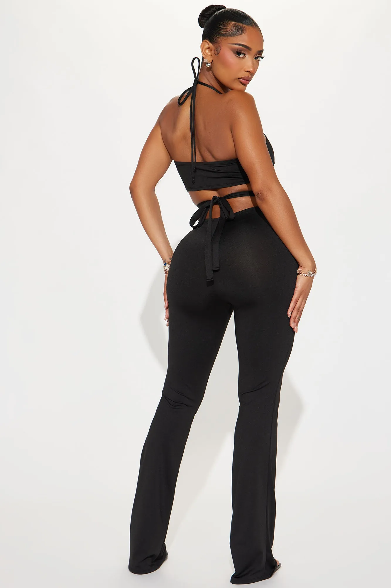 Samantha Pant Set - Black