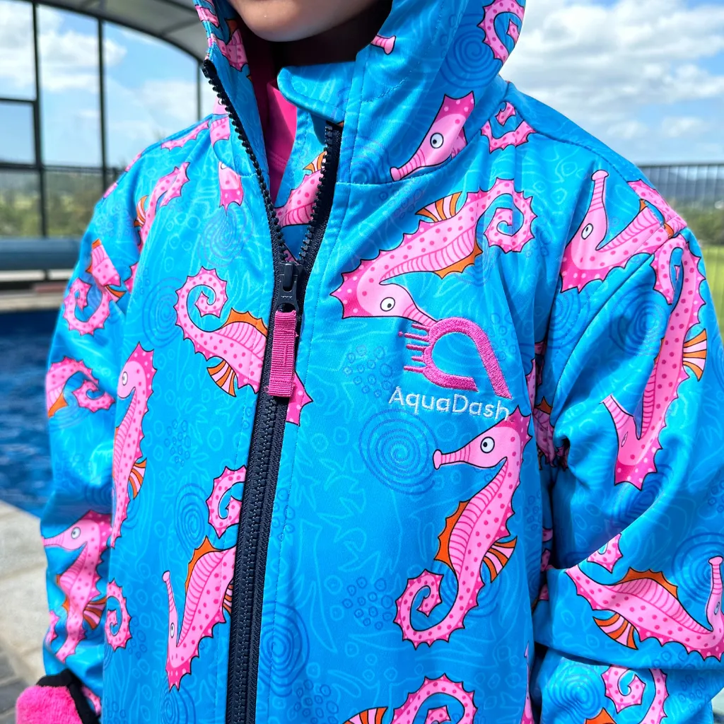 Seahorse Spectacle Swim Parka | Child Unisex