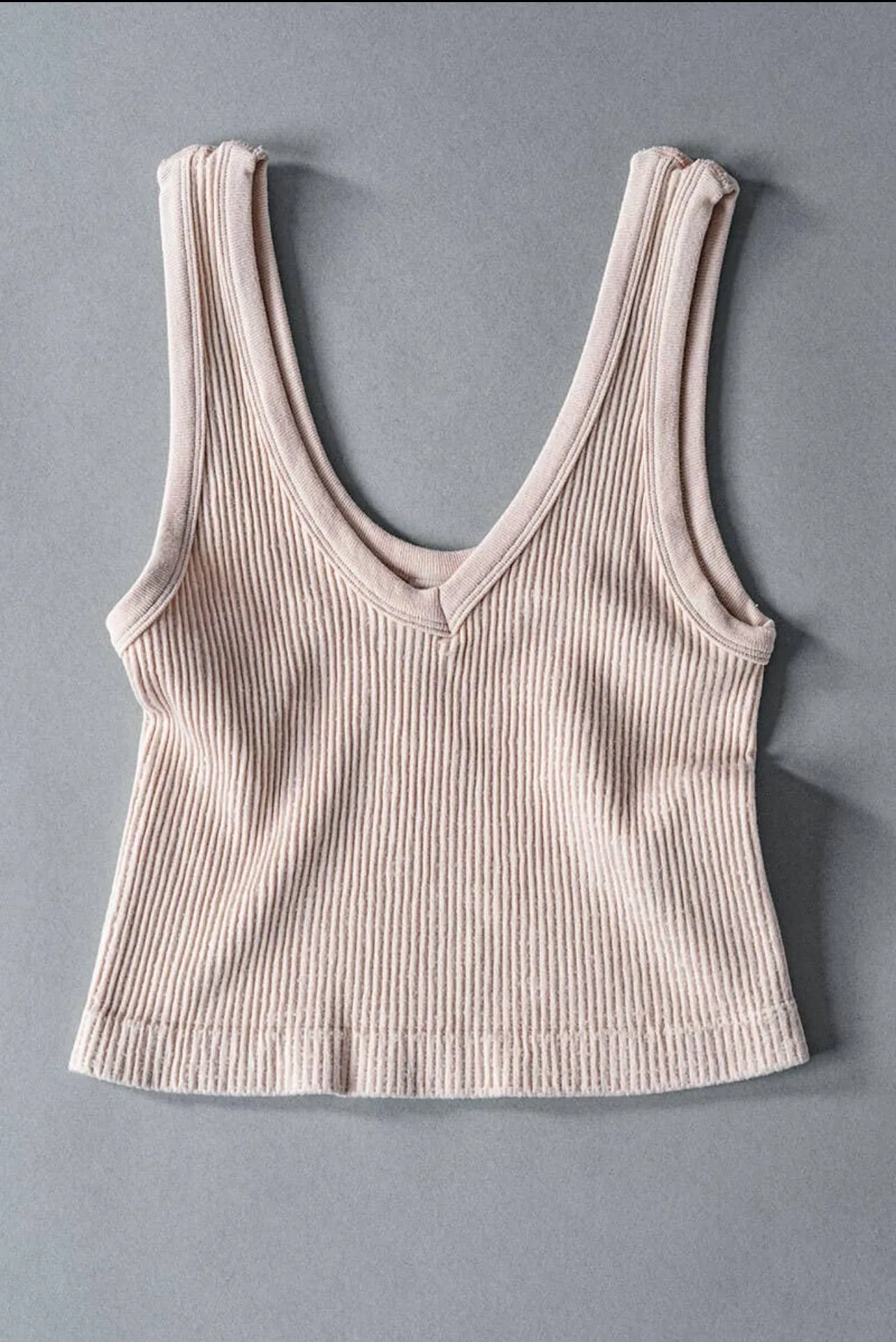 Seamless Crop Tank Top