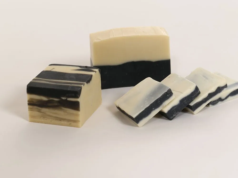 Shea Butter and Charcoal Moisturizing Soap - Skin Hydration and Purification