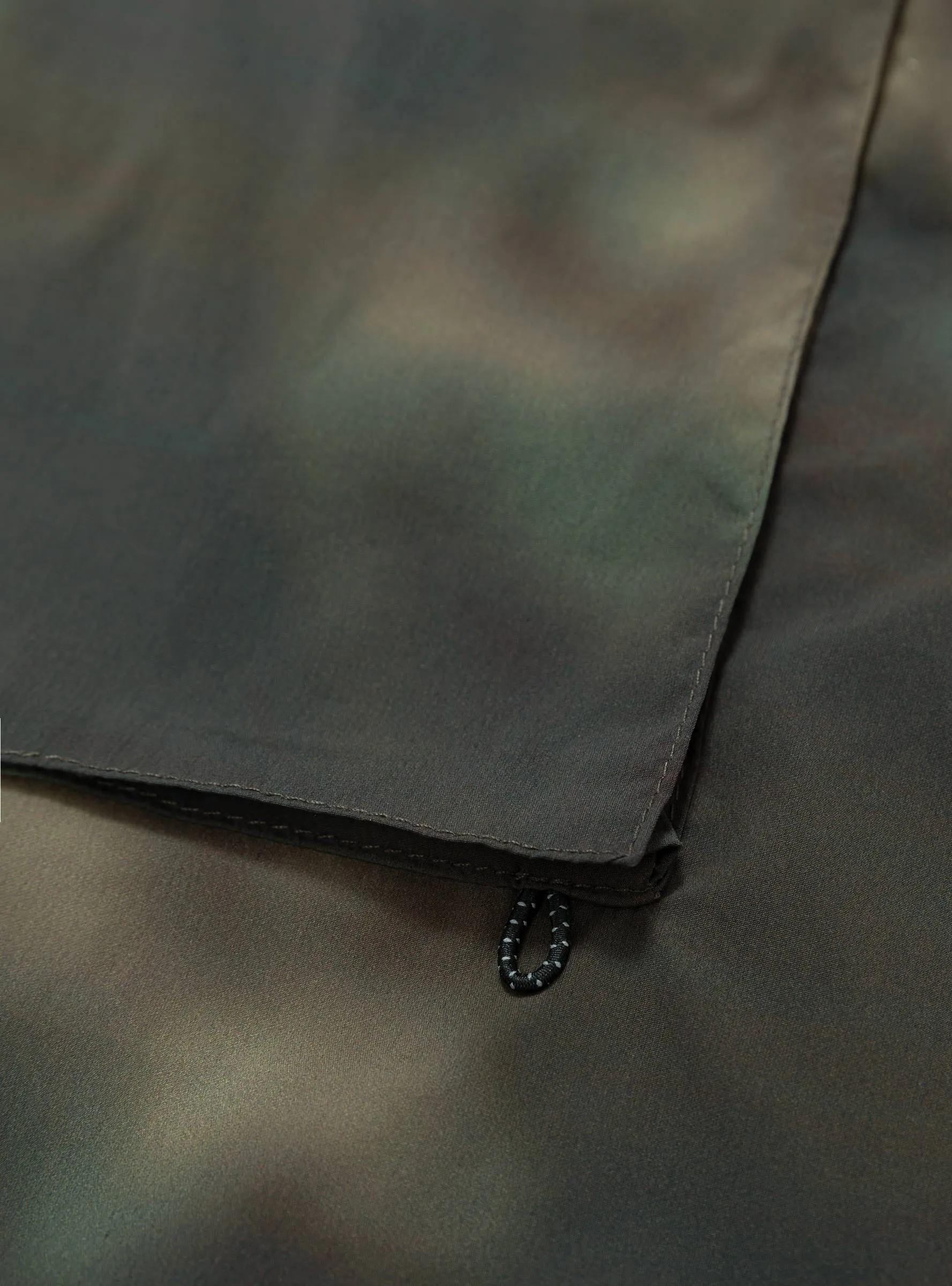 Short Sleeve Camp Shirt Nature Mosaic Olive