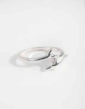 Silver Dolphin Ring