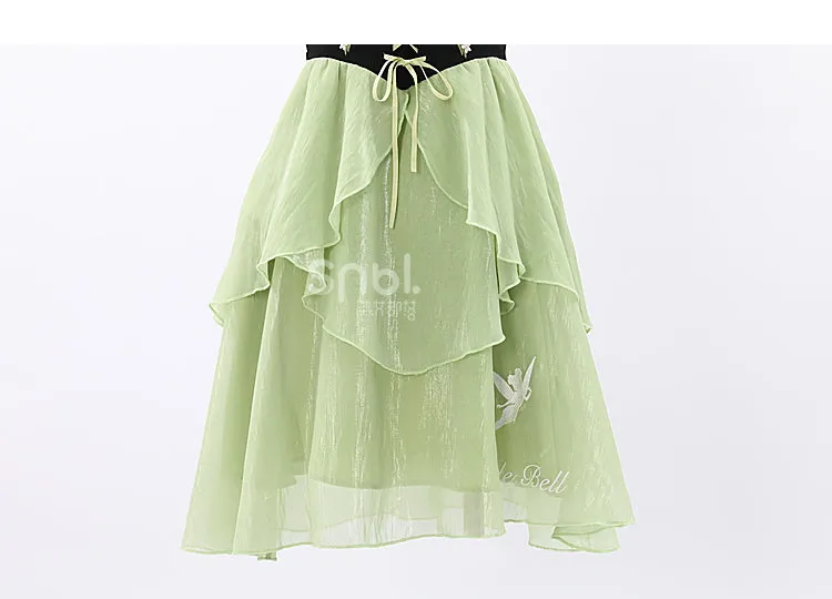 Spring Lovely Flower Girl Green Dress ON622