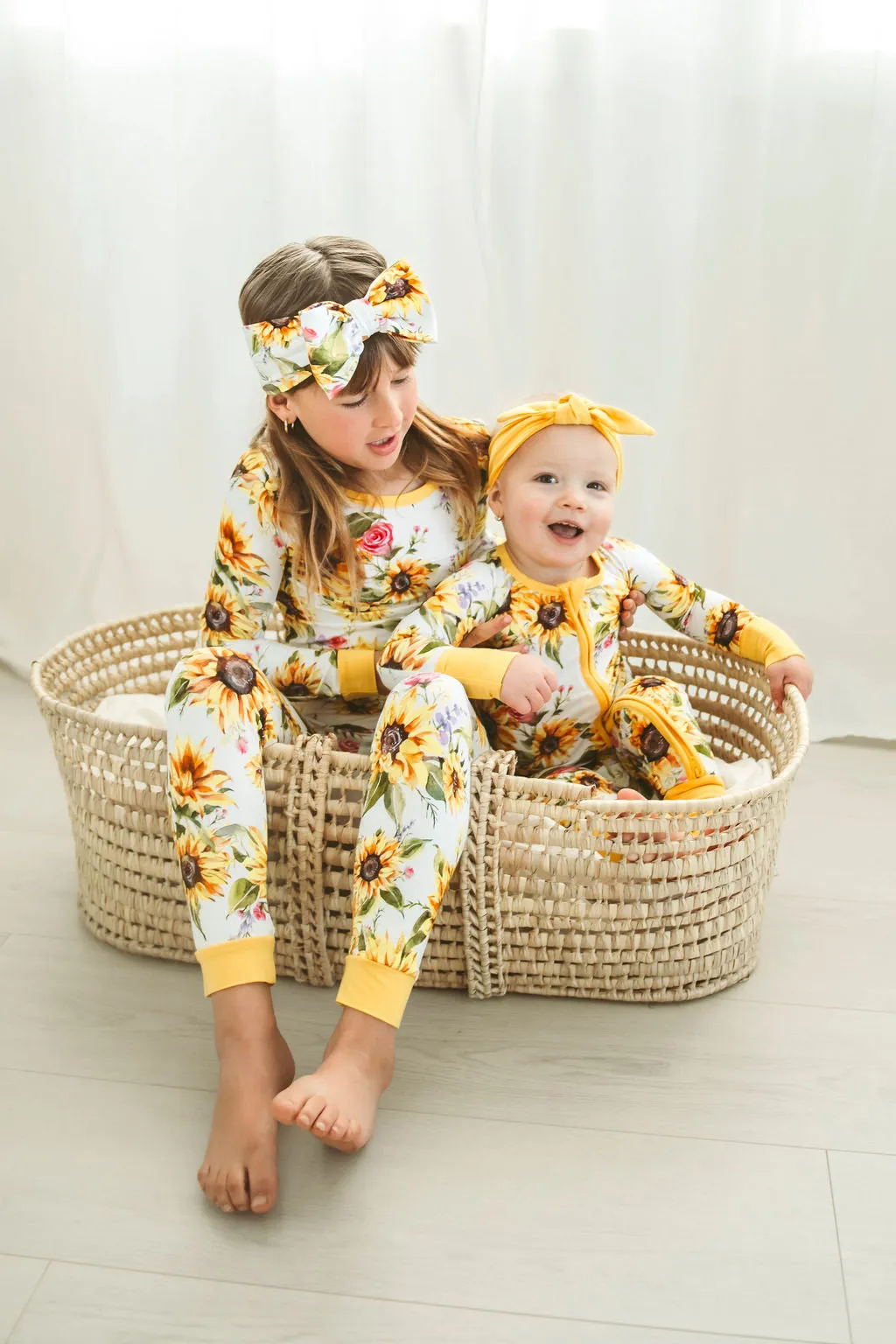 Suns and Roses (Sunflowers) Long Sleeve PJ's