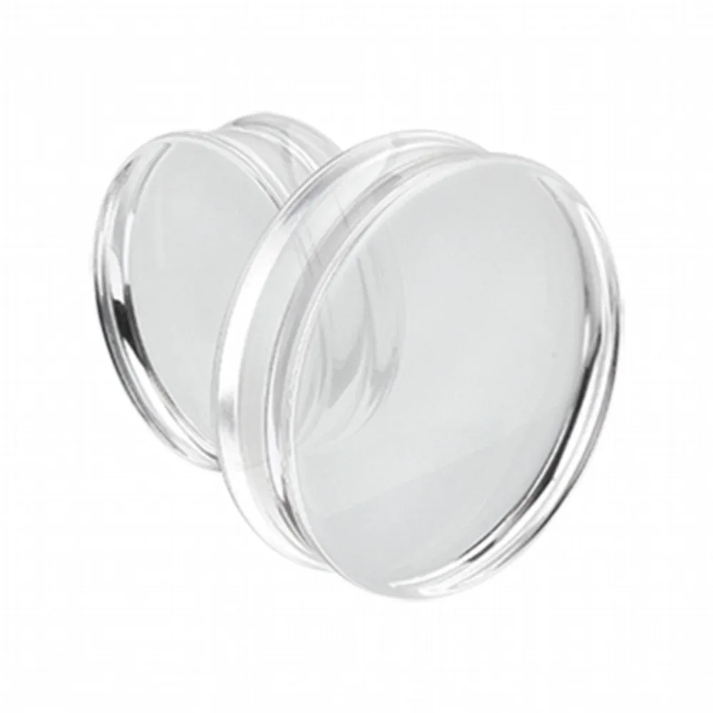 Supersize Basic Acrylic Double Flared Ear Gauge Plug