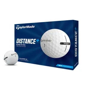 TaylorMade 2021 Distance  Golf Balls 12 Pack White