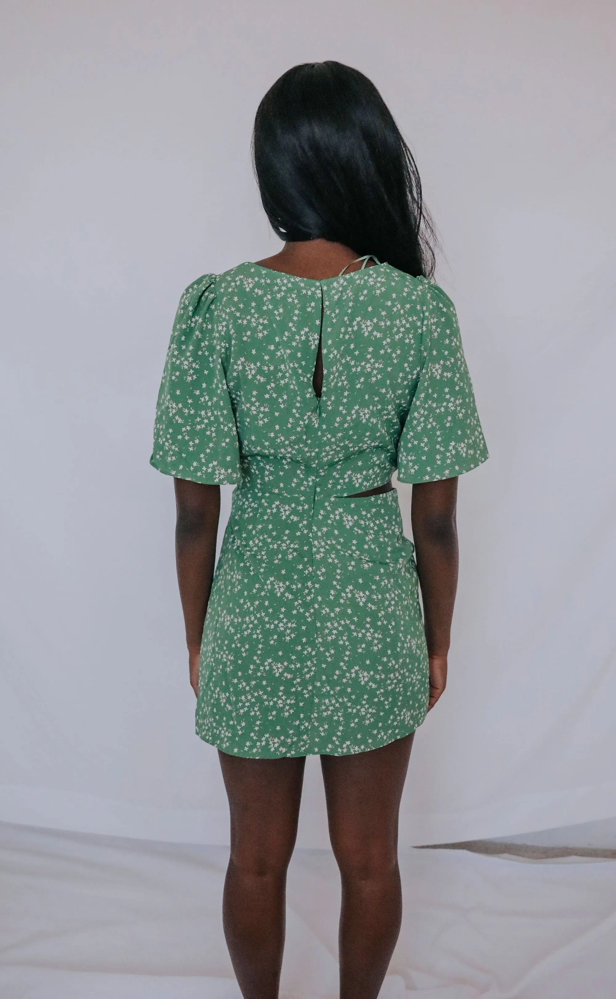 tempest mini dress - green