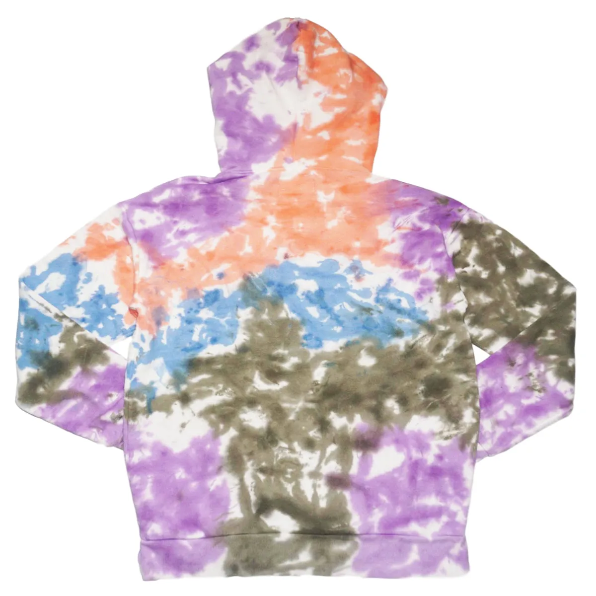 Tie-Dye Hoodie (Olive/Pink/Prp) /D14