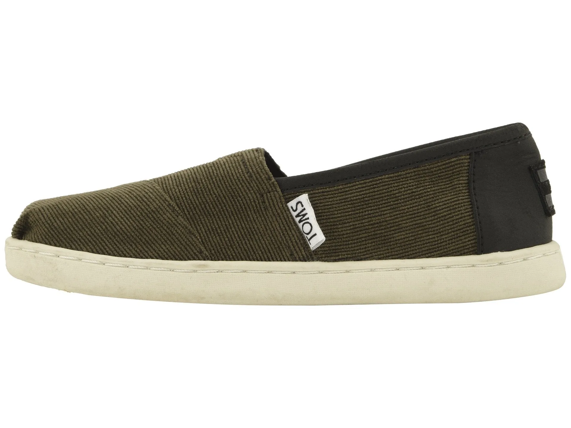 TOMS Micro Cordury / Synthetic Leather Original Youth | Tarmac Olive (10012703)