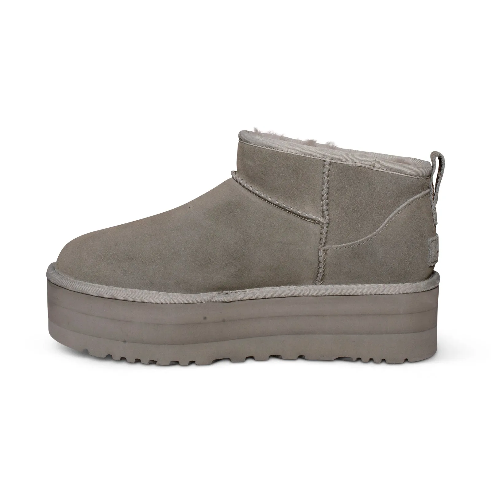 UGG Classic Ultra Mini Platform Moss Green Boots - Women's