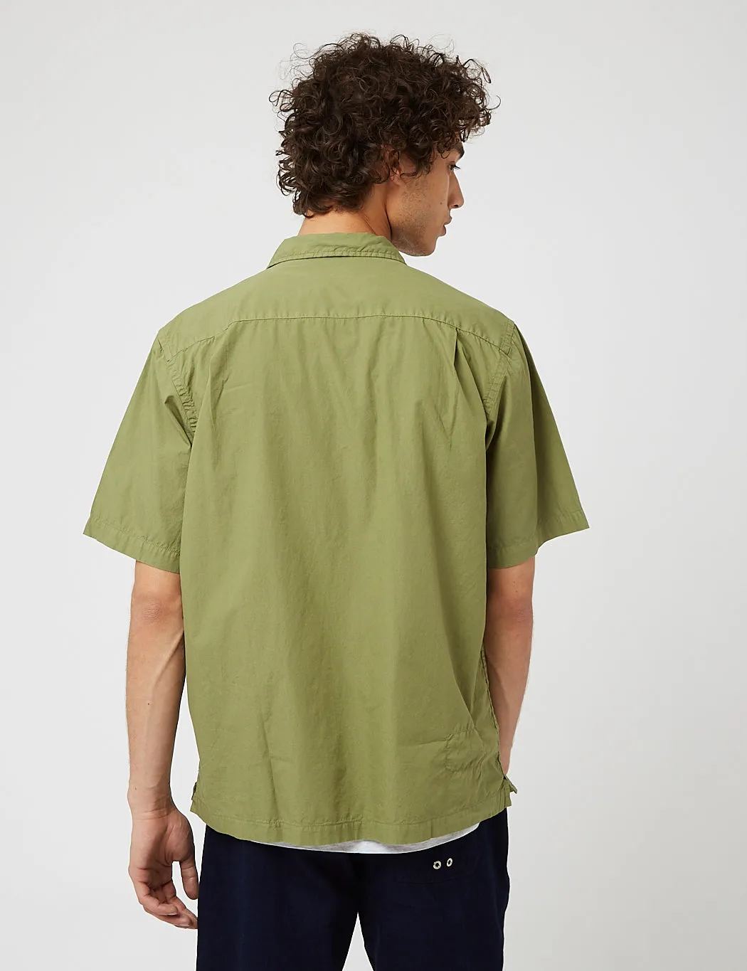 Universal Works Utility Shirt - Olive Green